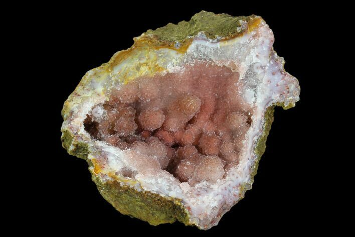 Druzy Amethyst Stalactite Geode Section - Morocco #127987